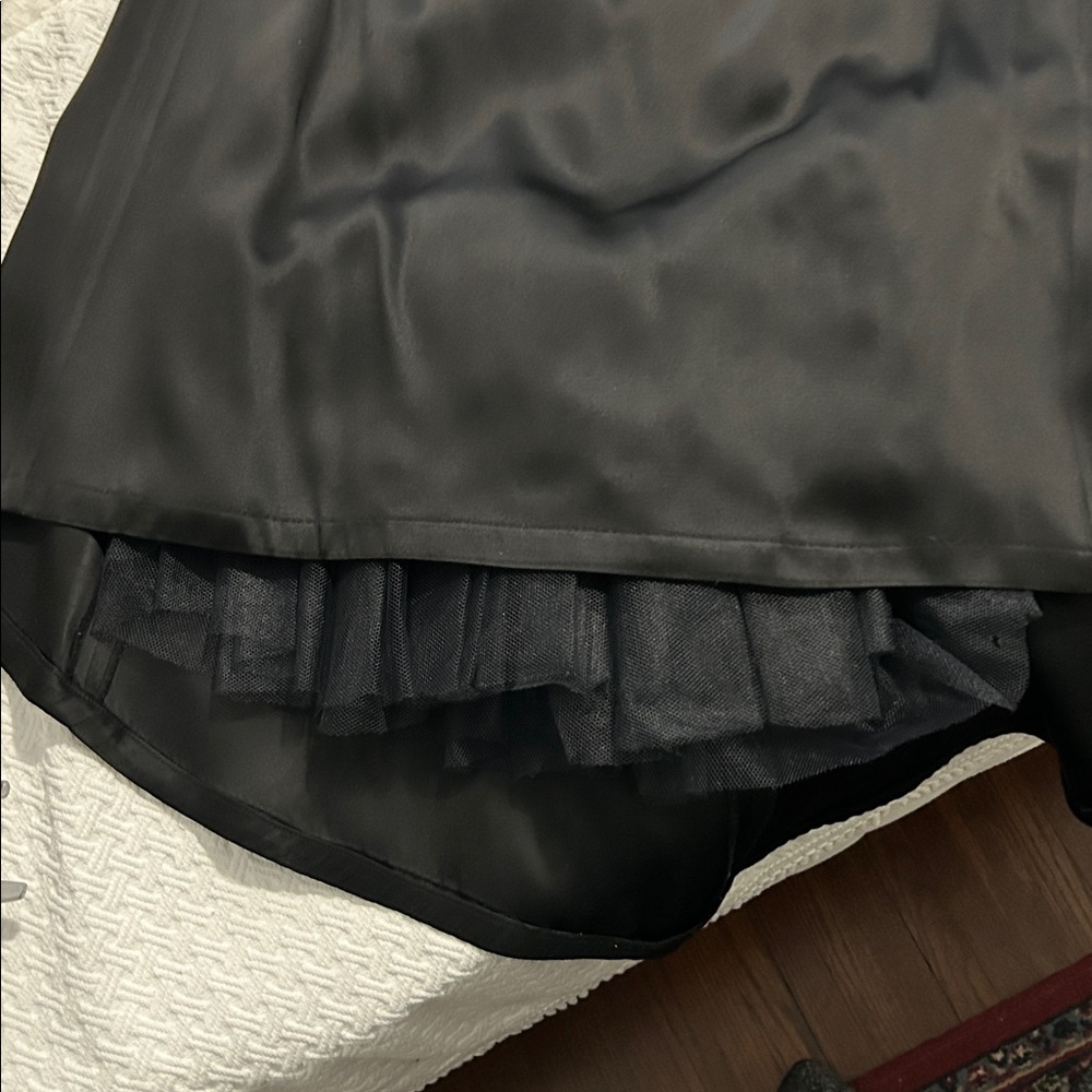 Anne Klein Asymmetrical Black formal skirt - full length - Picture 5 of 7